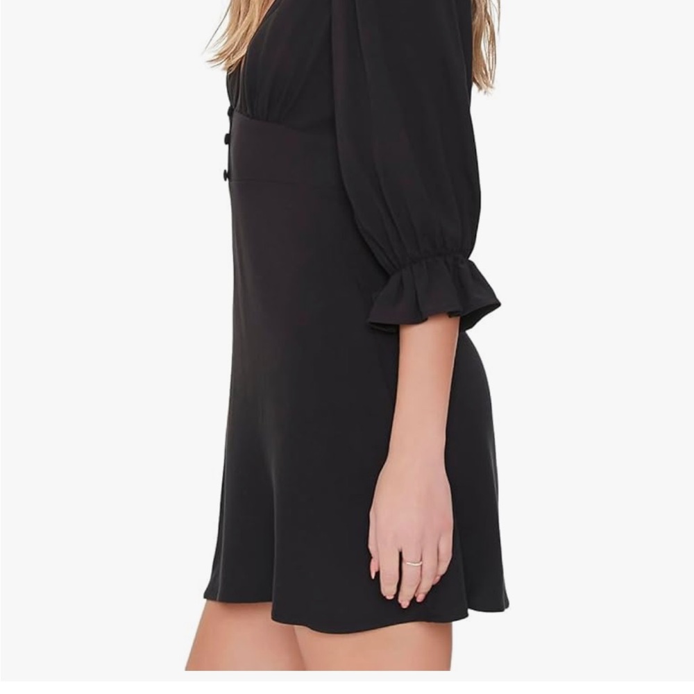 Elegant Black Women's Dress